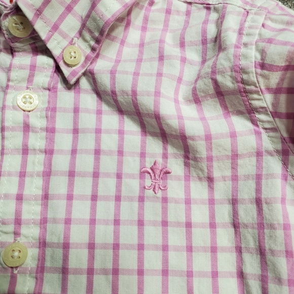 Neck & Neck set of 3 button down shirt sz 2T Pink, White, and Green plaid - Picture 13 of 16